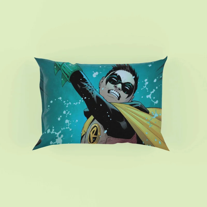 Robin Comics: Tim Drake Heroic Journey Pillow Case