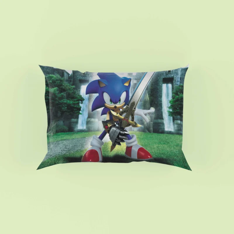 Sonic and the Black Knight: Medieval Sonic Pillow Case