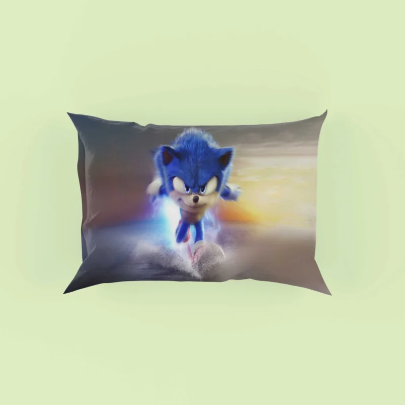 Sonic the Hedgehog 2: Speeding into Sequel Territory Pillow Case