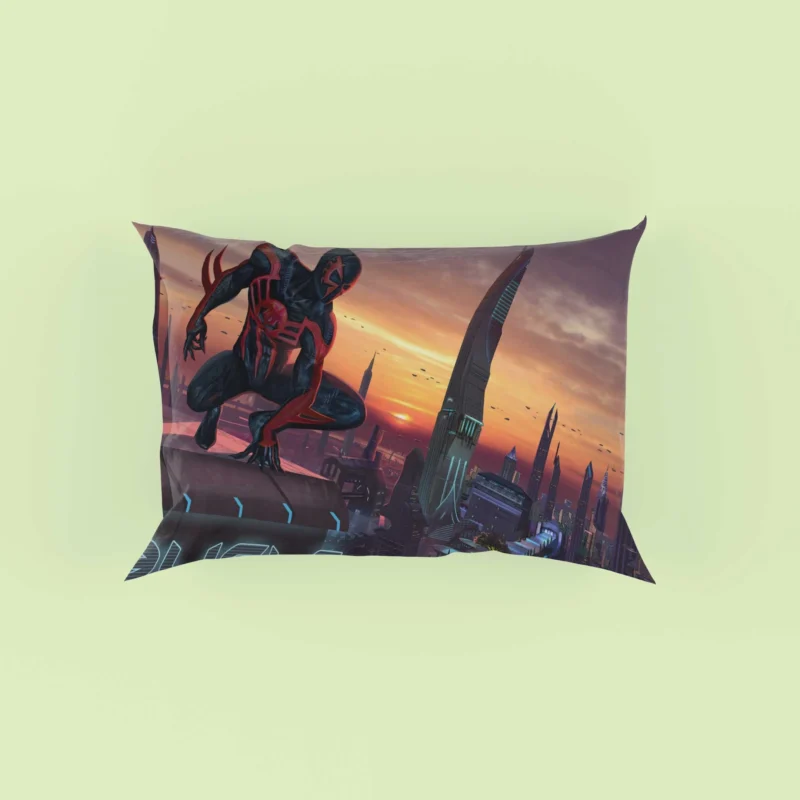 Spider-Man 2099: Time-Traveling in Shattered Dimensions Pillow Case