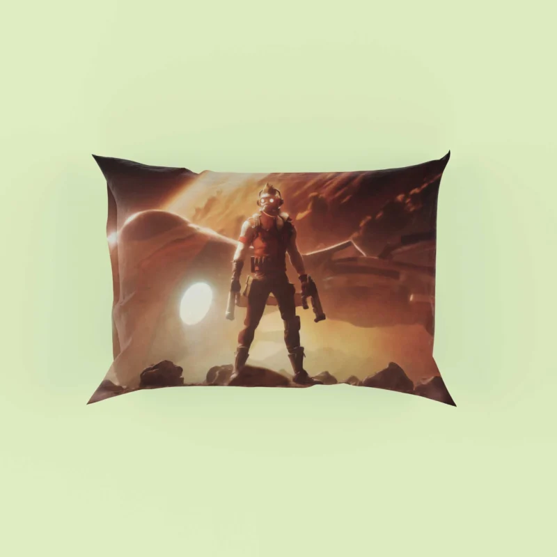 Star Lord in Fortnite: Cosmic Showdown Pillow Case
