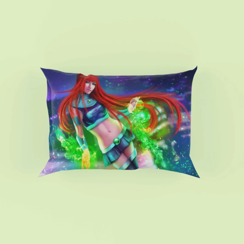 Starfire: Teen Titans Fiery Heroine Pillow Case