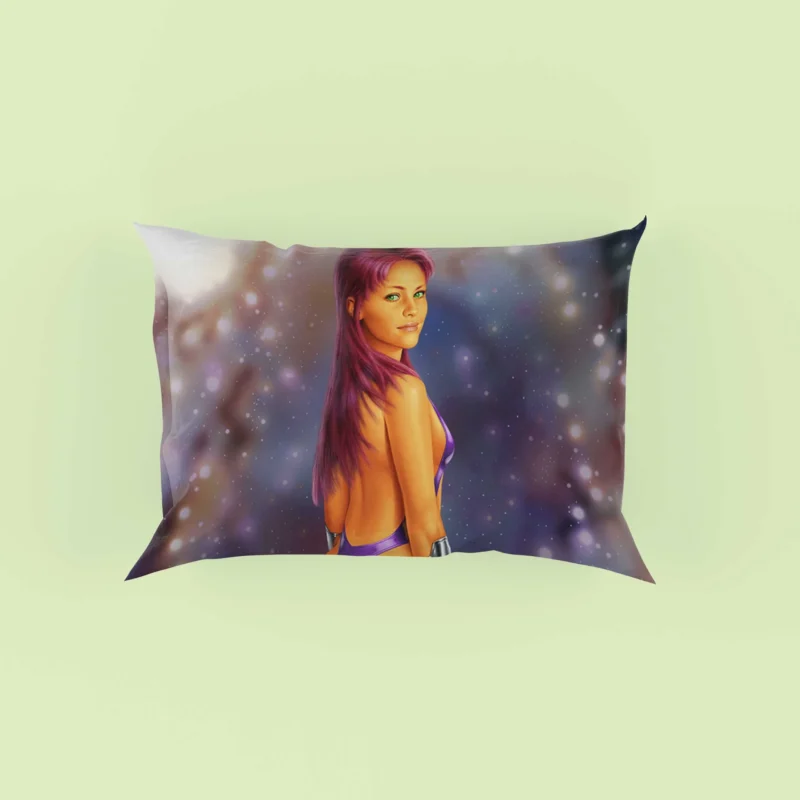 Starfire: Unveiling DC Alien Princess Pillow Case