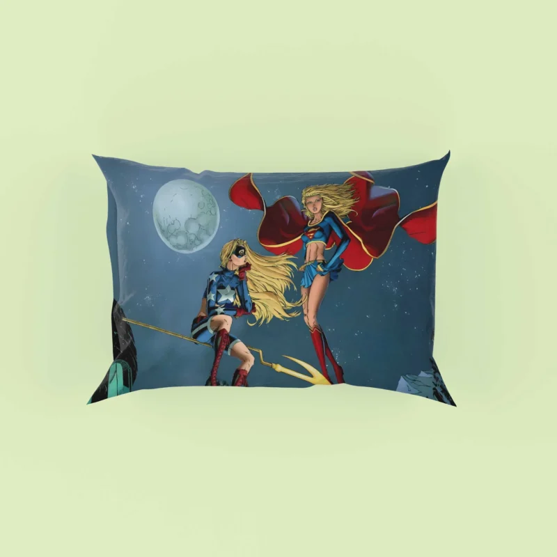 Stargirl Wallpaper: A Cosmic Heroine Pillow Case