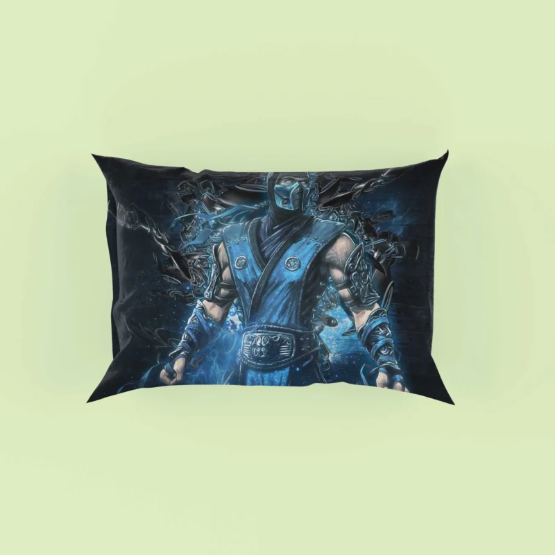 Sub-Zero: The Cold Fighter of Mortal Kombat Pillow Case