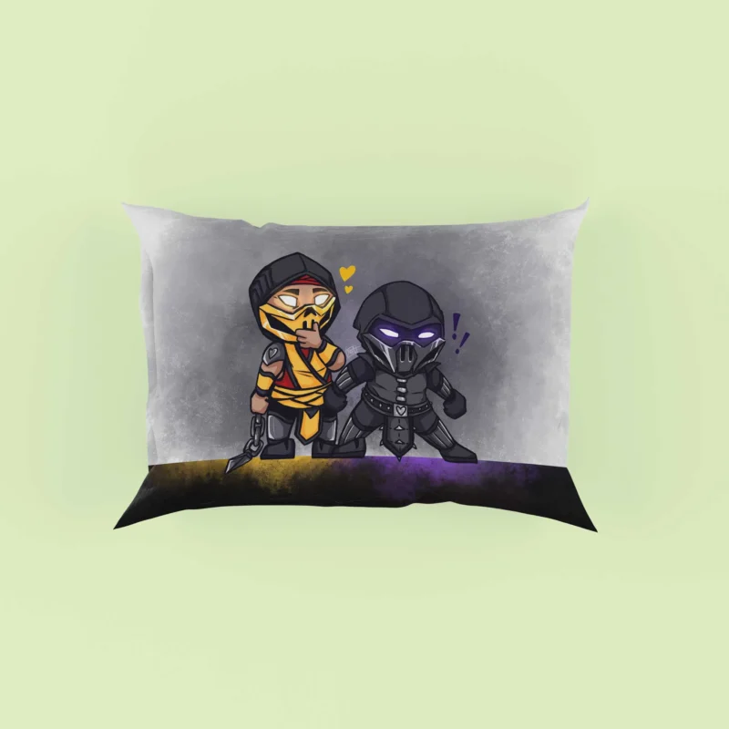 Sub-Zero and Scorpion: Mortal Kombat Dynamic Duo Pillow Case