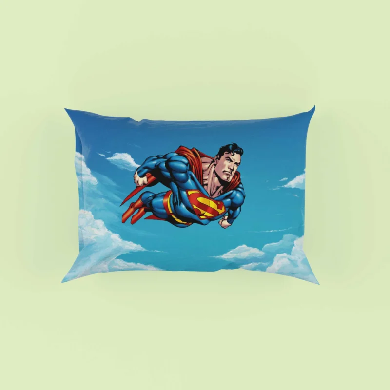 Superman Comics: The Legendary Hero Pillow Case