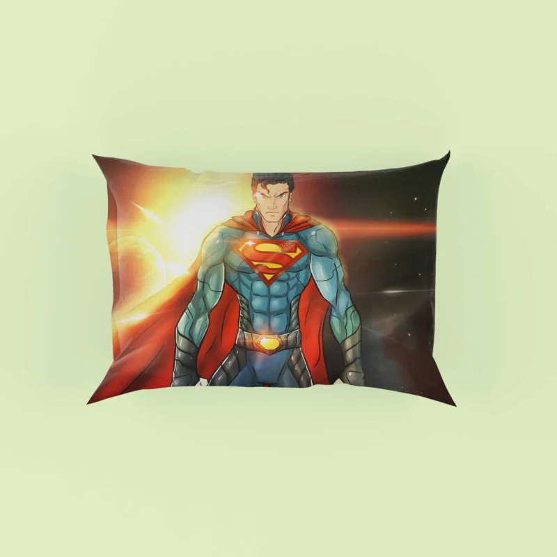 Superman Comics: The Man of Steel Pillow Case