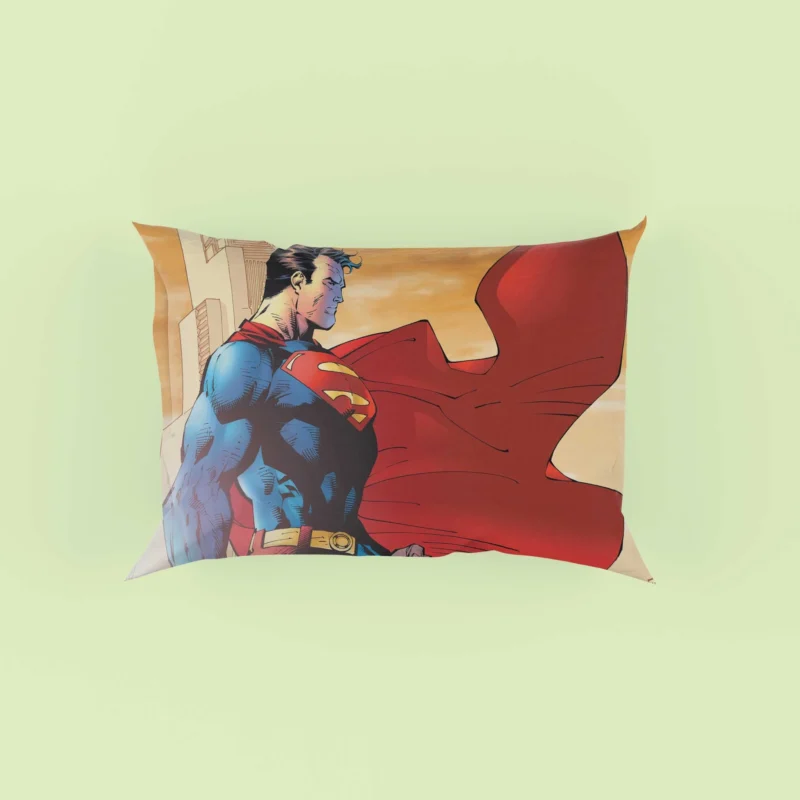 Superman Wallpaper: Emblem of Heroism Pillow Case