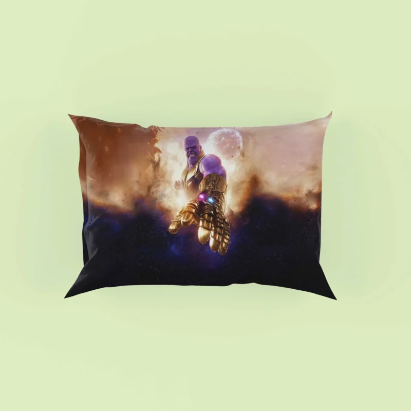 Thanos: The Formidable Foe in Avengers: Infinity War Pillow Case