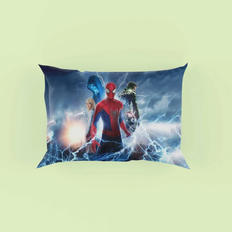 The Amazing Spider-Man 2: A Villainous Showdown Pillow Case
