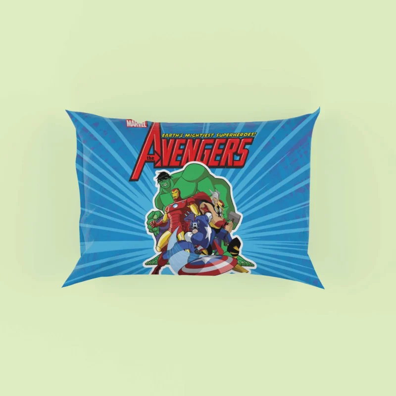 The Avengers: Earth Mightiest Heroes - A Heroic Saga Pillow Case