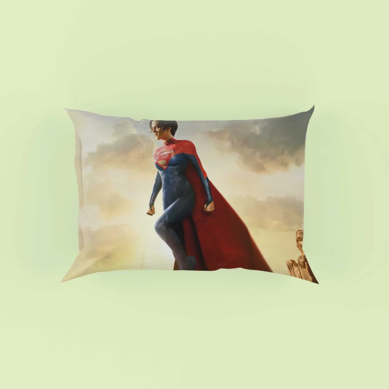 The Flash (2023) Introduces Supergirl Pillow Case