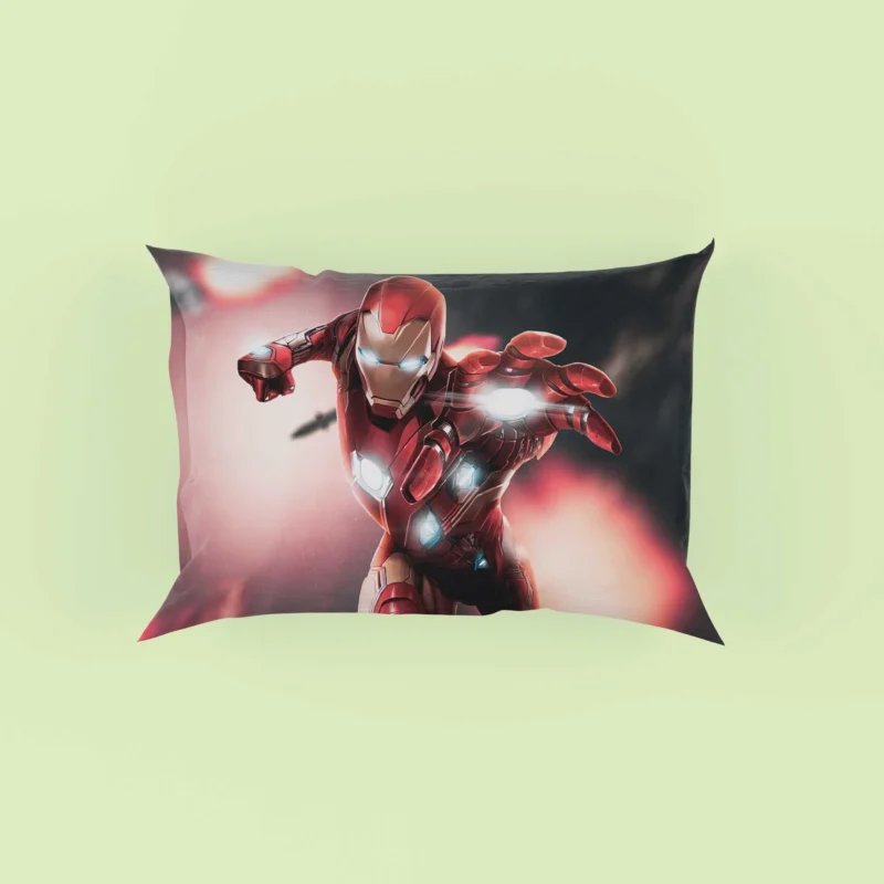 The Iconic Iron Man in Comics Pillow Case