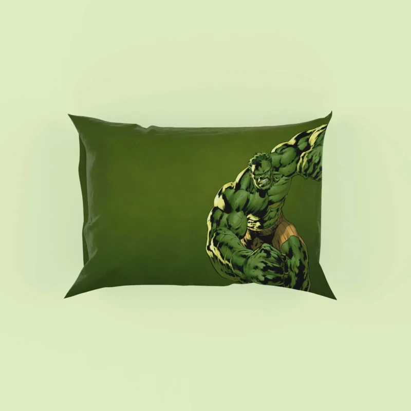 The Mighty Hulk: Unleash the Green Hero Pillow Case