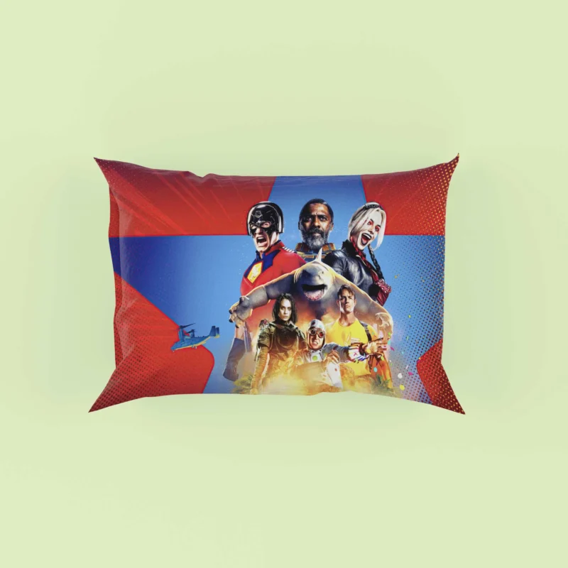 The Suicide Squad Star-Studded Cast Pillow Case