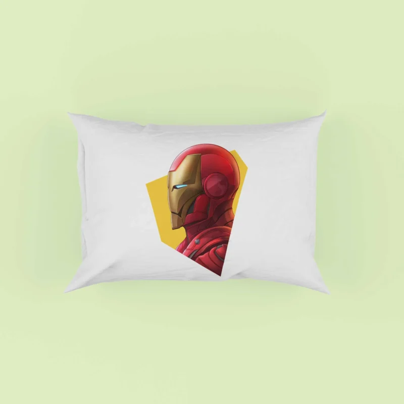Unmasking the Iron Man in Comics Pillow Case