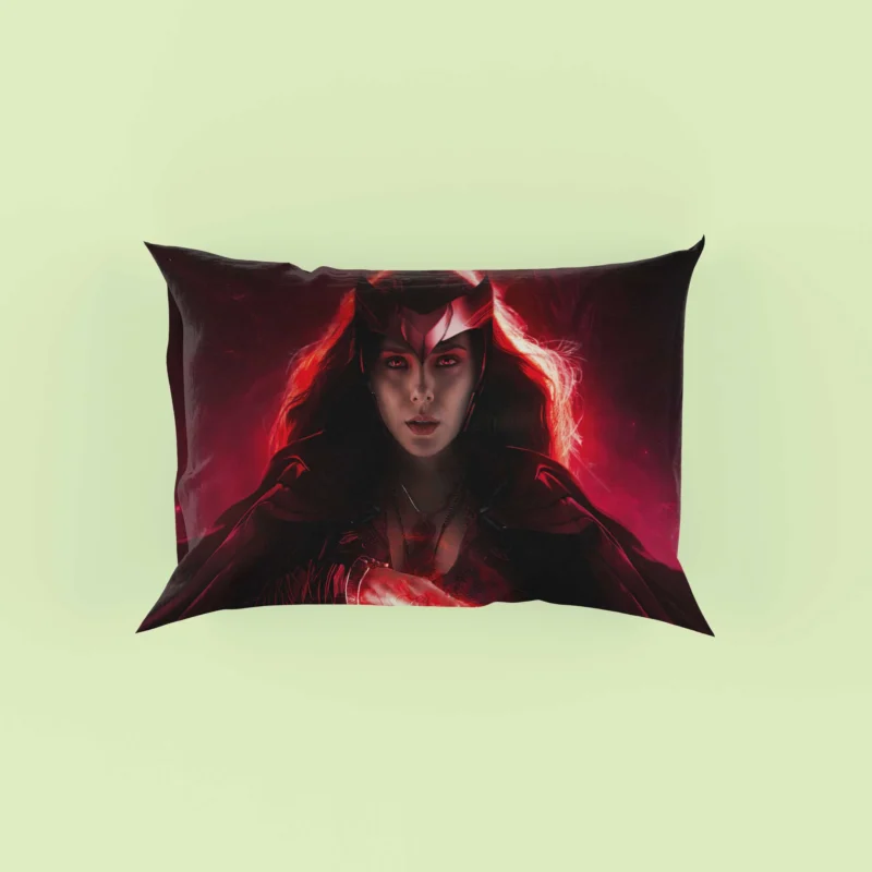WandaVision: Elizabeth Olsen as Scarlet Witch Pillow Case
