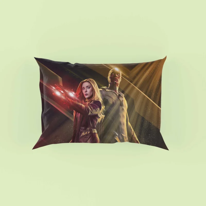 WandaVision: Vision and Scarlet Witch Story Pillow Case