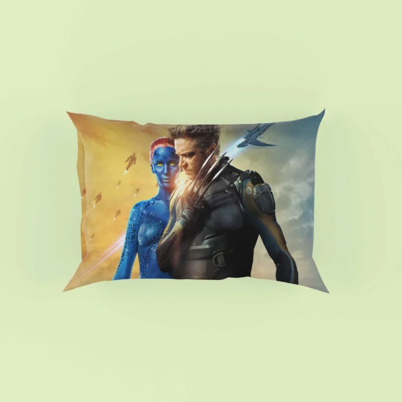 Wolverine and Mystique in X-Men: Days of Future Past Pillow Case
