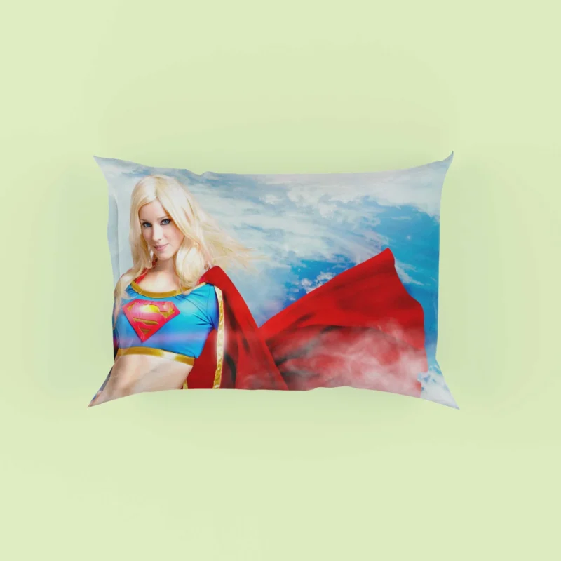 Women Cosplay as Supergirl: Enji Night Pillow Case