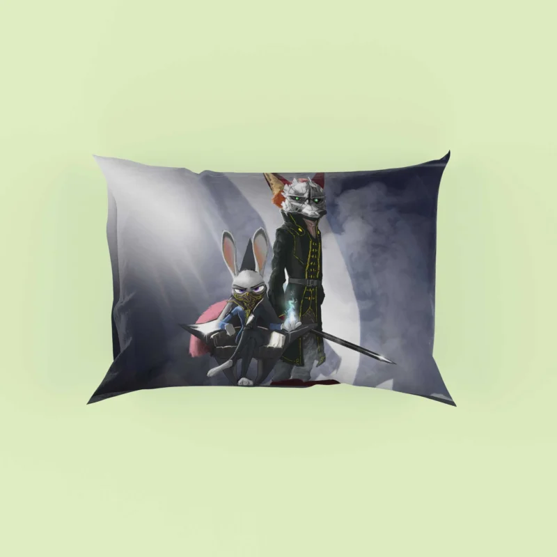 Zootopia Crossover: Judy Hopps and Nick Wilde Pillow Case
