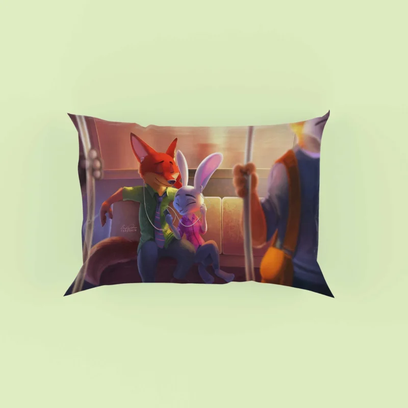 Zootopia: Explore the World of Judy Hopps and Nick Wilde Pillow Case