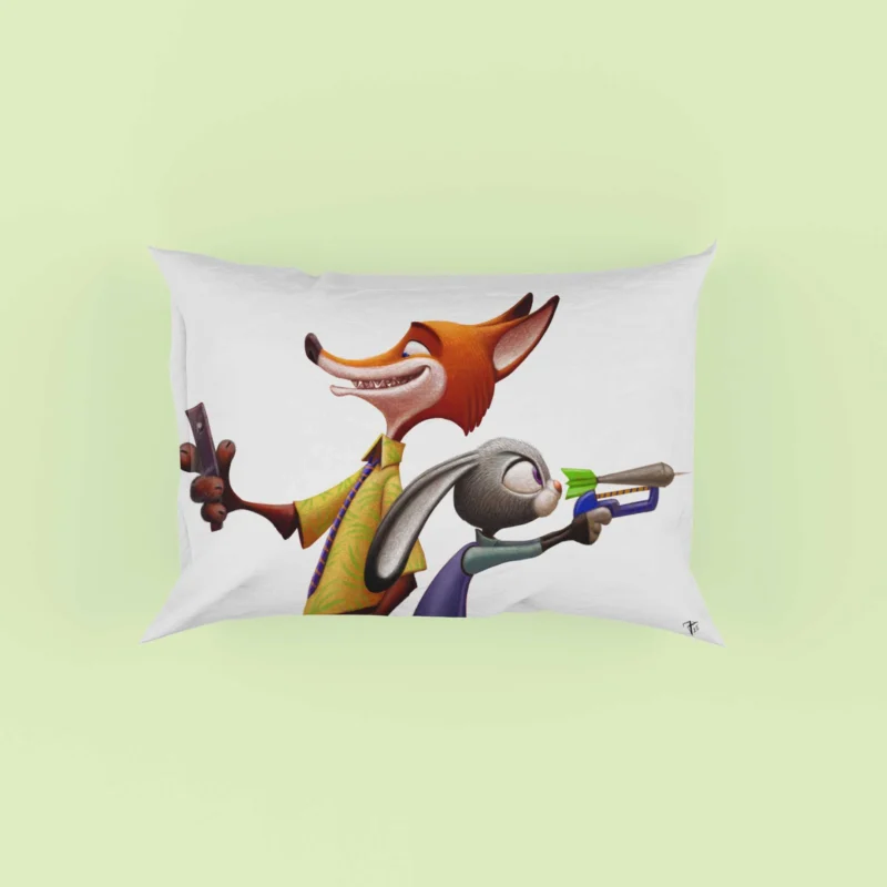 Zootopia: Join Judy Hopps and Nick Wilde Pillow Case