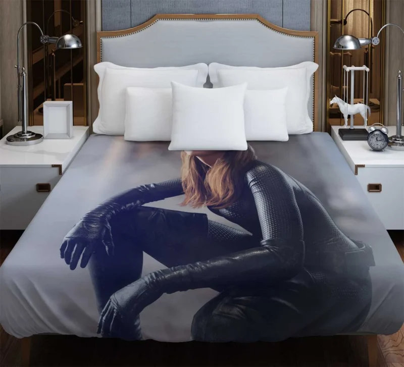 Anne Hathaway Catwoman in The Dark Knight Rises DC Duvet Cover