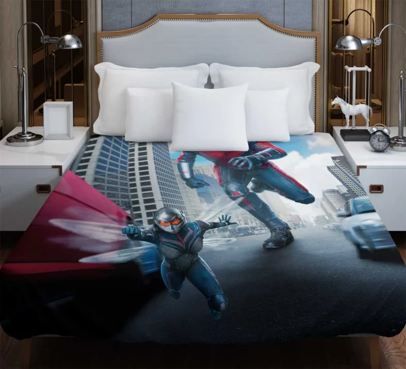 Ant-Man and the Wasp: Scott Lang and Hope Van Dyne Journey Duvet Cover