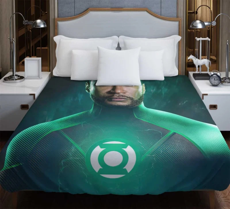 Arrow Crossover: John Diggle and Green Lantern Duvet Cover