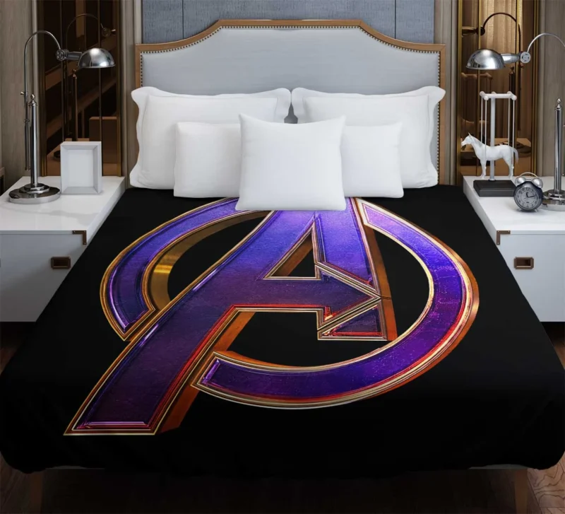 Avengers Endgame Logo Revealed: Dive into Marvel Epic Duvet Cover