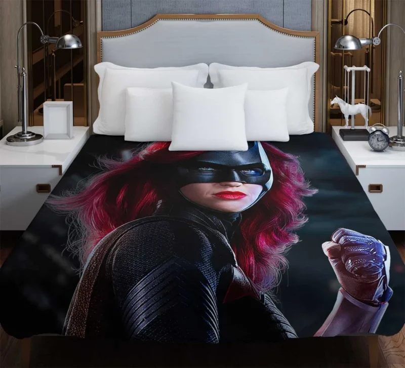 Batwoman TV Show Poster: Kate Kane Mysterious Persona Duvet Cover