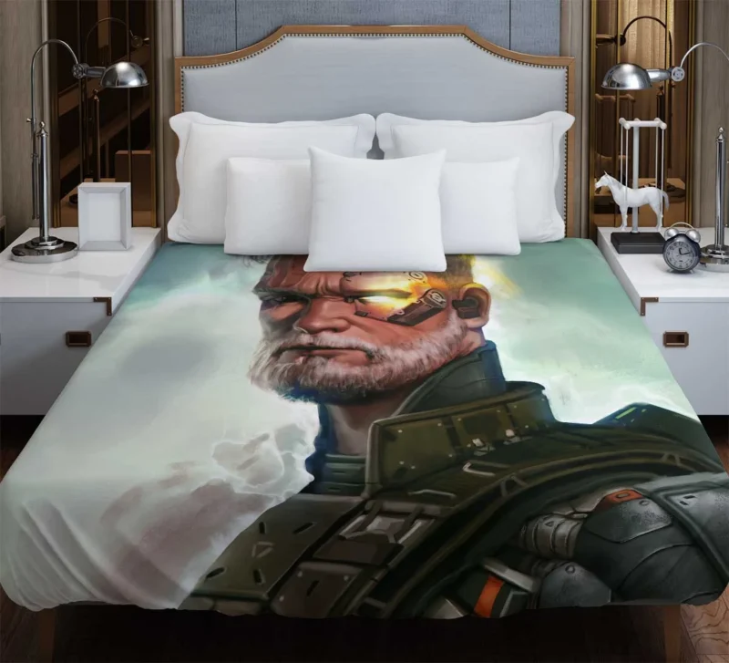 Cable: Marvel Time-Traveling Hero Duvet Cover