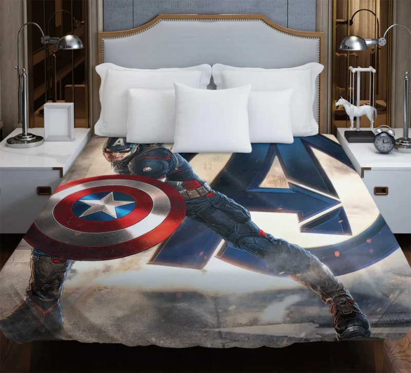 Captain America and the Avengers: Heroes Assemble Duvet Cover
