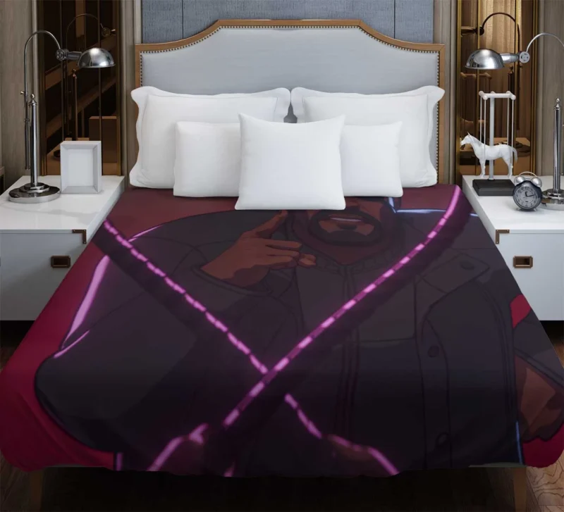 Discover Alternate Realities with Nick Fury in What If...? Duvet Cover