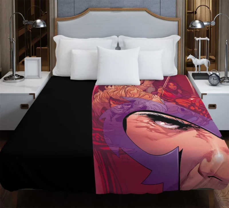 Discover the Complexity of Magneto in Comics Duvet Cover