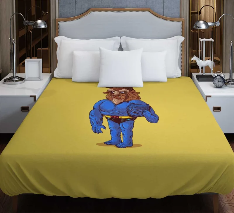 Discover the Marvelous World of Beast in Comics Duvet Cover