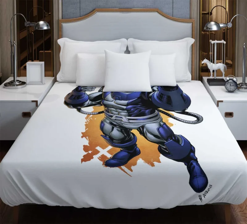 Dive into the World of Apocalypse in Marvel Comics Duvet Cover