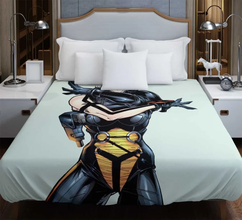 Domino: The Merc with a Luck-Fueled Edge Duvet Cover