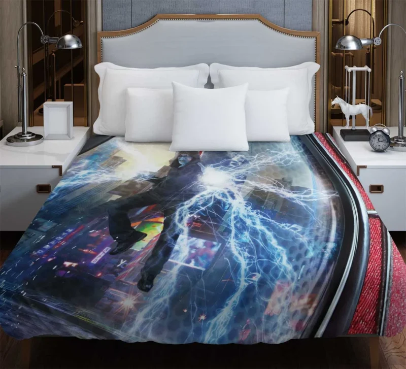 Electro in The Amazing Spider-Man 2: Shocking Villain Duvet Cover