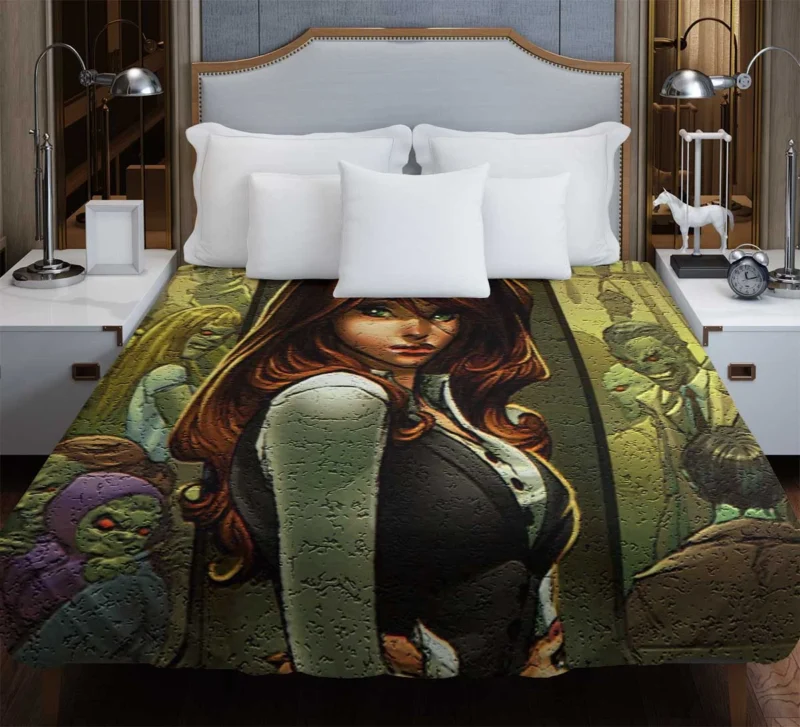 Exploring the Intricate Grimm Fairy Tales Universe Duvet Cover