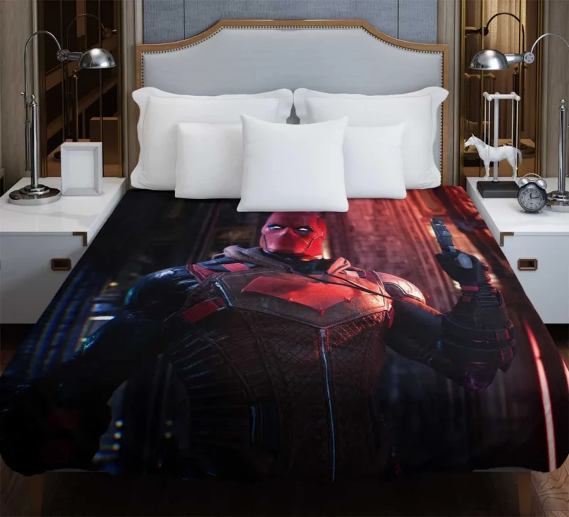 Gotham Knights: Red Hood Quest for Justice Duvet Cover