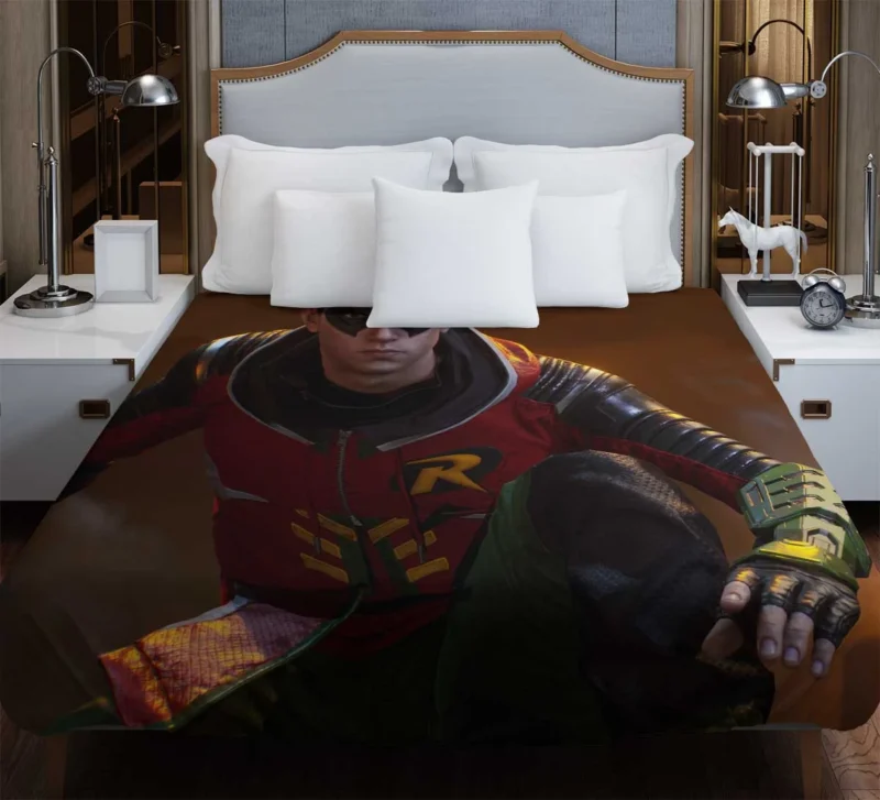 Gotham Knights: Tim Drake Takes on the Mantle of Robin Duvet Cover