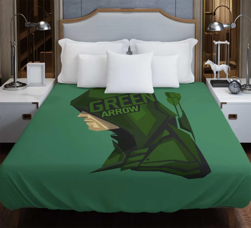 Green Arrow Comics: Fighting Crime with Arrows Duvet Cover