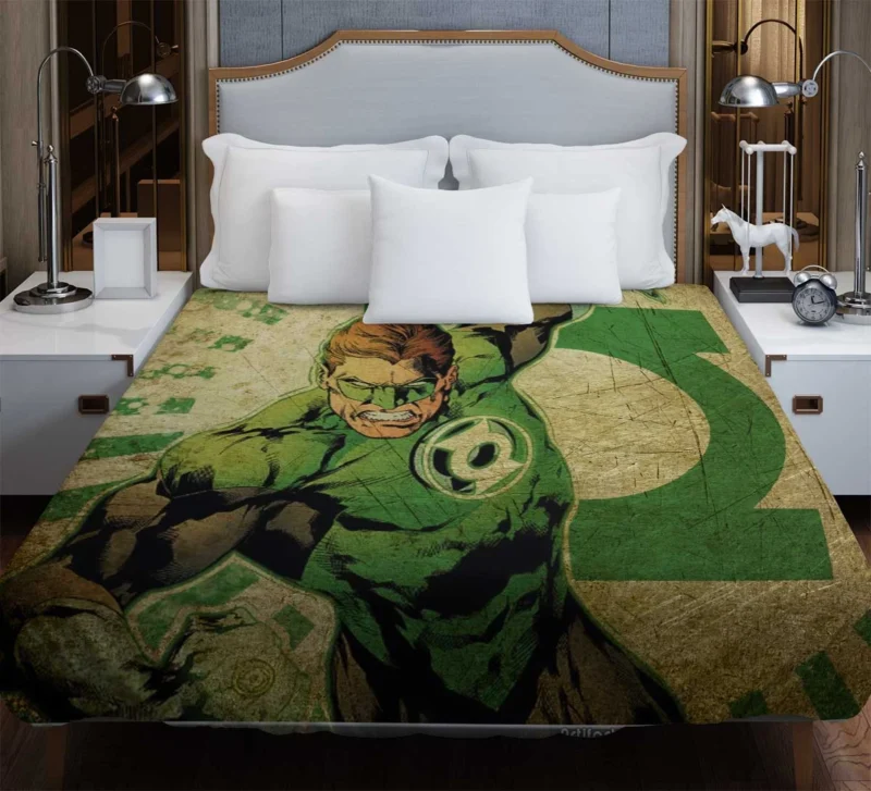Green Lantern Wallpaper: Hal Jordan Legacy Duvet Cover