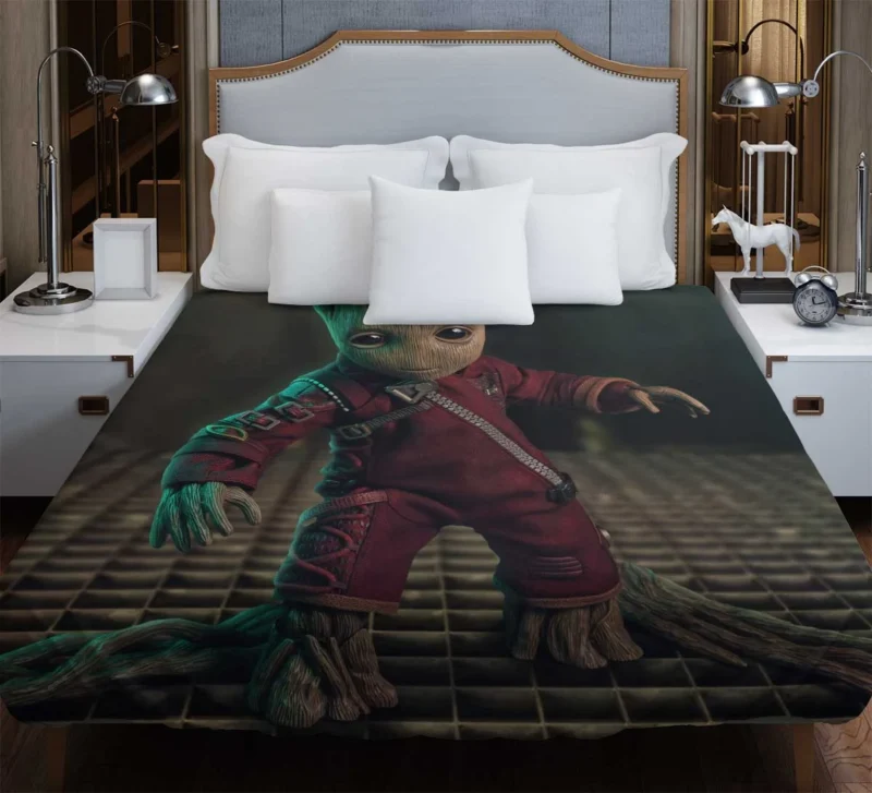 Groot in Guardians of the Galaxy Vol. 2 Duvet Cover