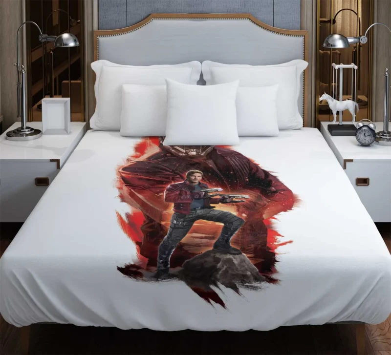 Guardians of the Galaxy: Star Lord Leadership Duvet Cover