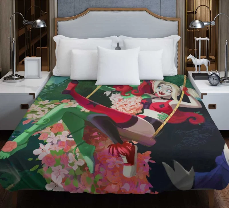 Harley Quinn TV Show: Dive into the World of Poison Ivy Duvet Cover