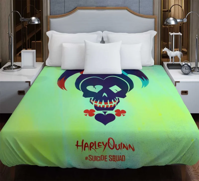 Harley Quinn in Suicide Squad: Iconic Character Duvet Cover